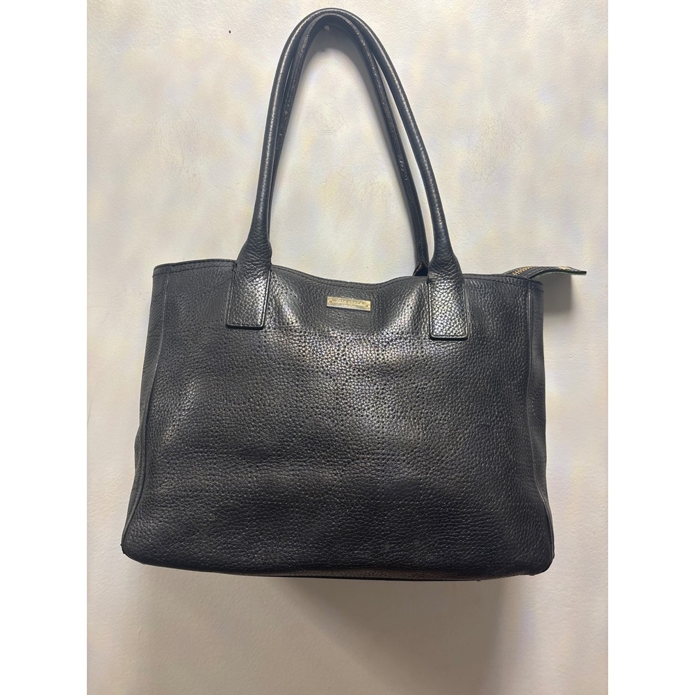 Kate Spade Tote Bag Women Large Black Pebbled Leather Shoulder Bag